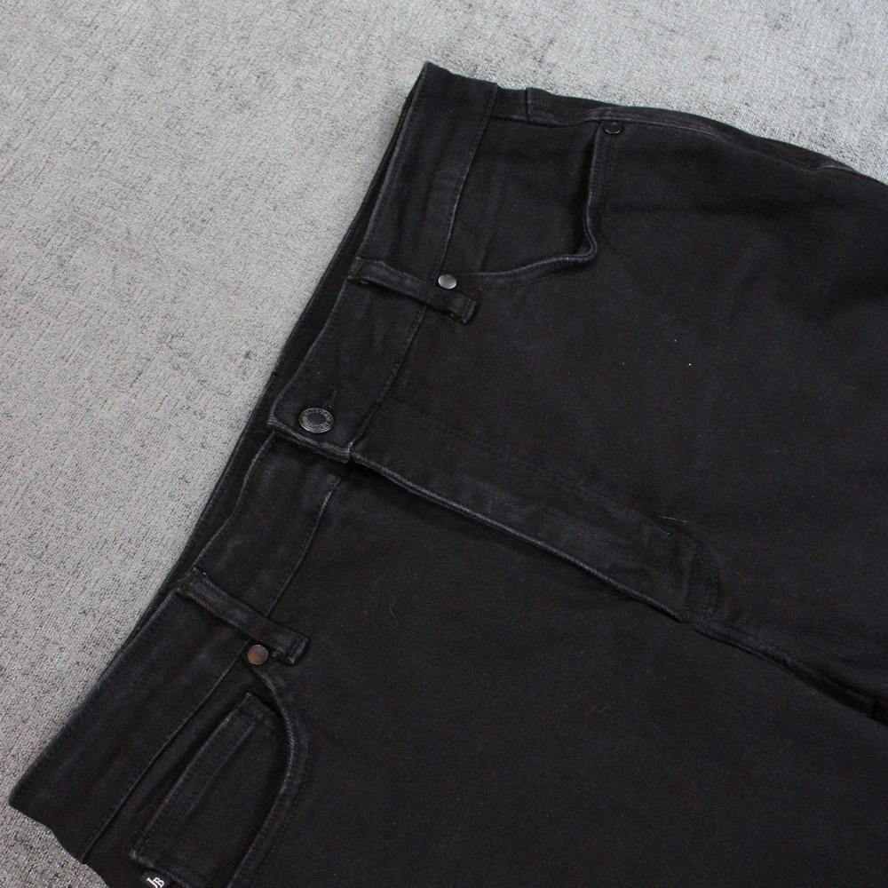 Judy Blue Skinny Fit Black Jeans Raw Frayed Hem JB88551 Plus Size 18W